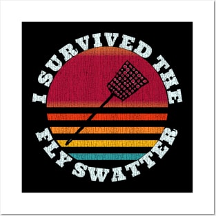 Retro Fly Swatter Survivor Posters and Art